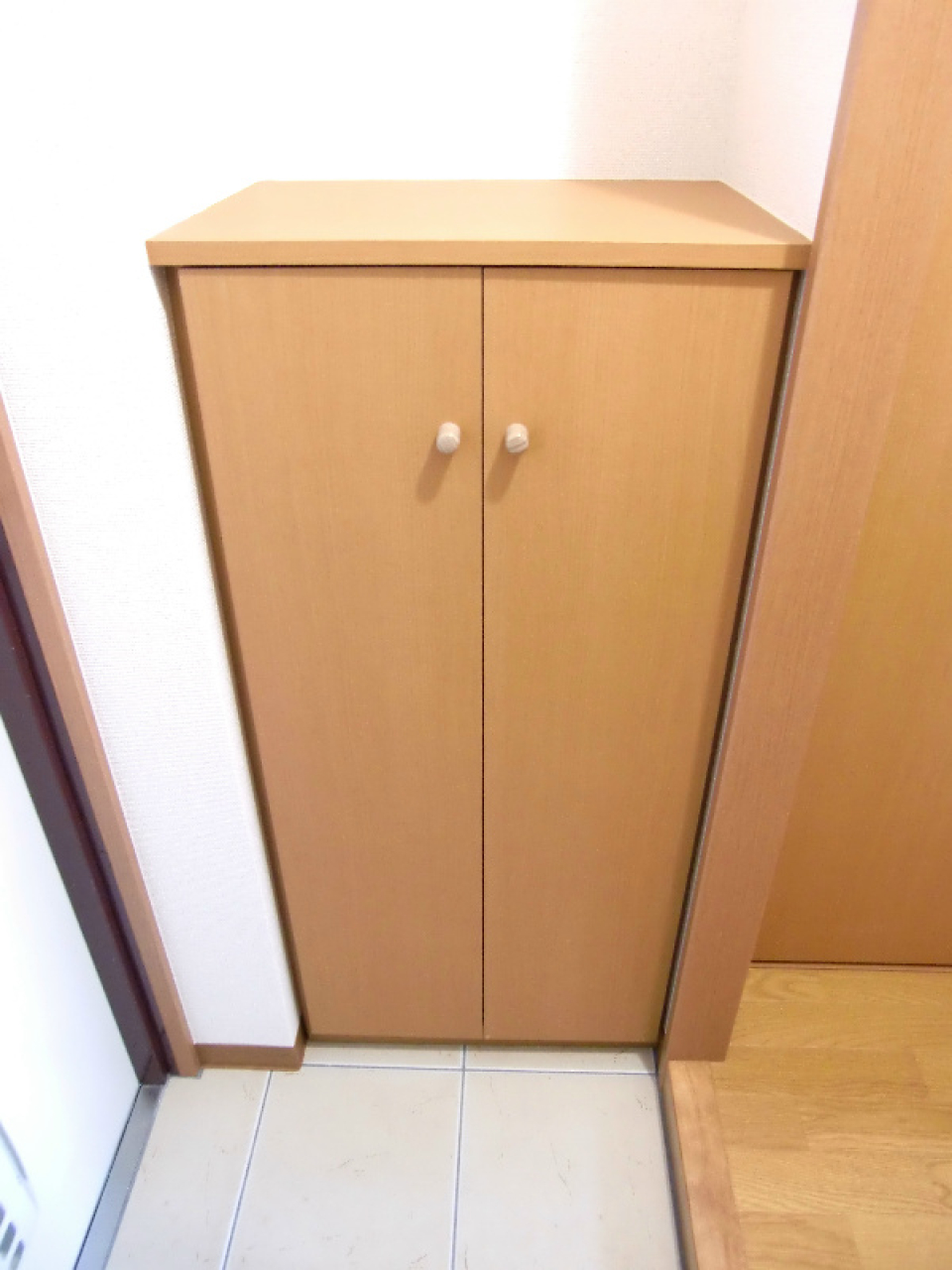 玄関にはシューズボックス