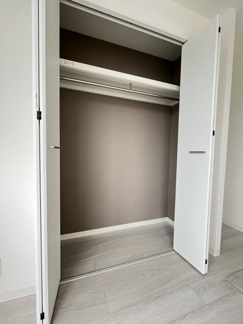 収納を開けた時の様子。