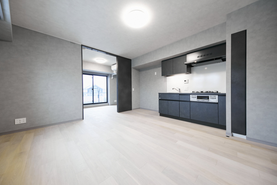 10.4帖のリビングダイニングです。
※写真は同タイプ住戸です。