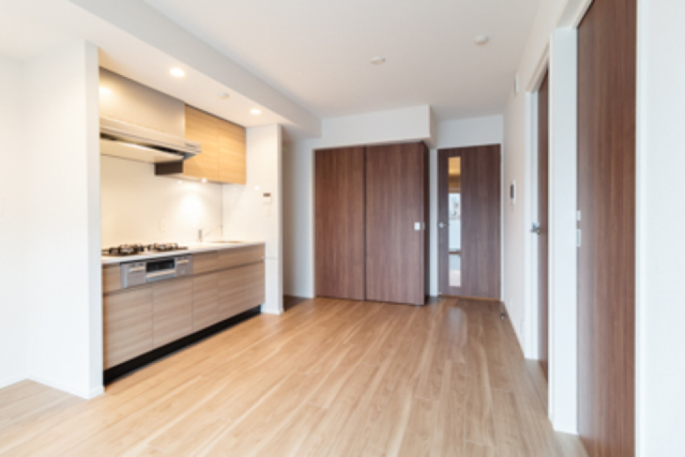 洋室が2部屋と納戸があります。
※写真は同タイプ住戸です。