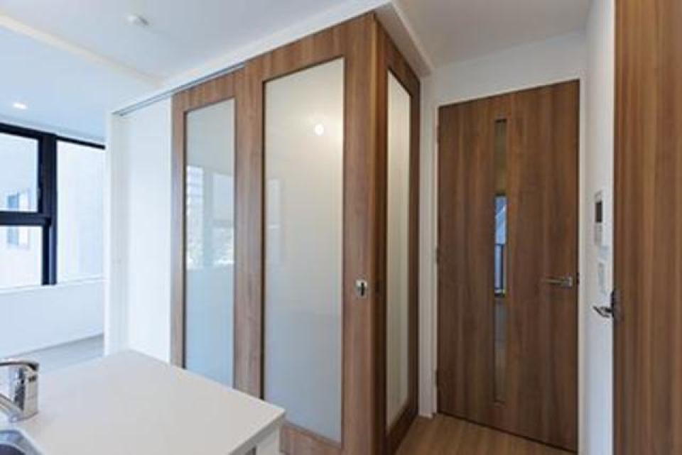 可動式の扉を閉めた時の様子。※写真は同タイプ住戸です。