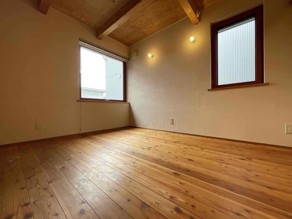 二面採光で明るさもあります