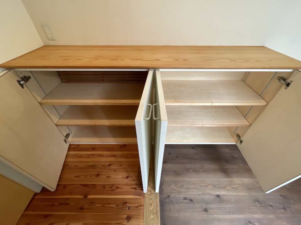 玄関にはシューズボックス付き