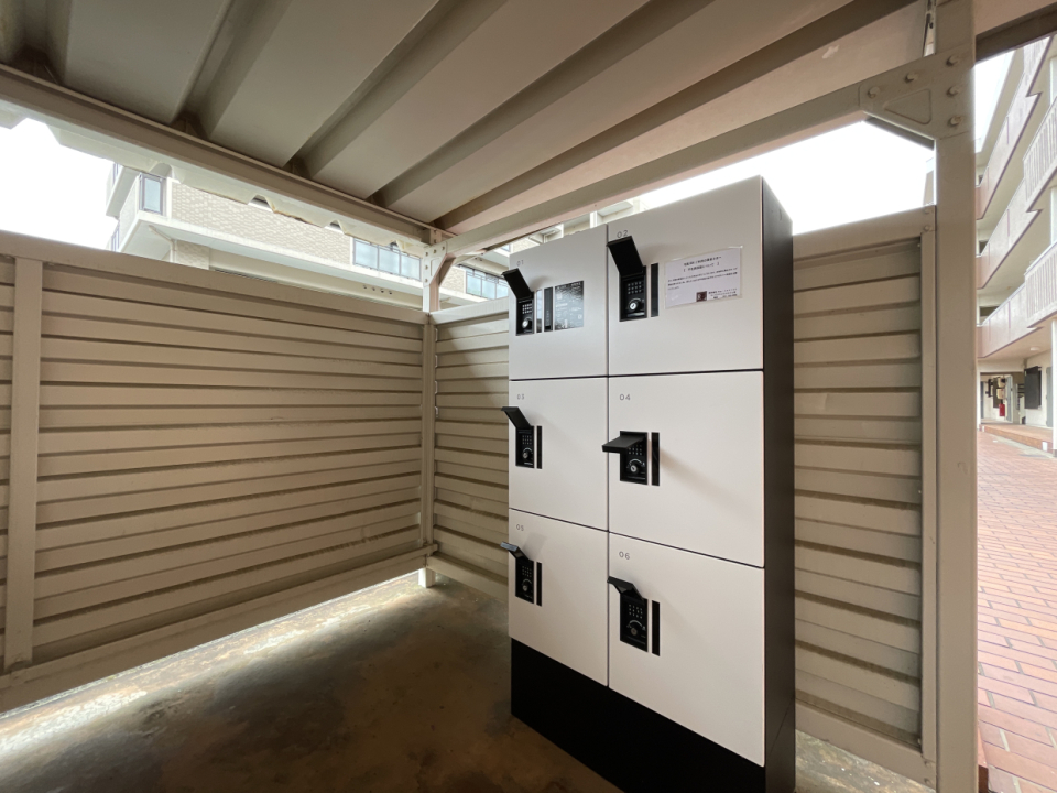 不在時でもお荷物受け取れます　宅配BOXはだいじ。