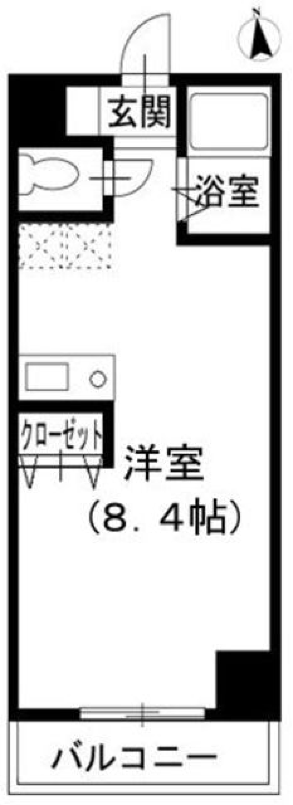 ヒルズＴ 103号室の間取り図