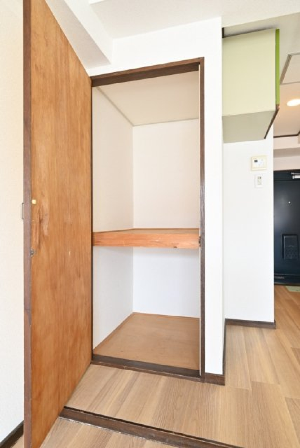 セクション分けされている収納です。