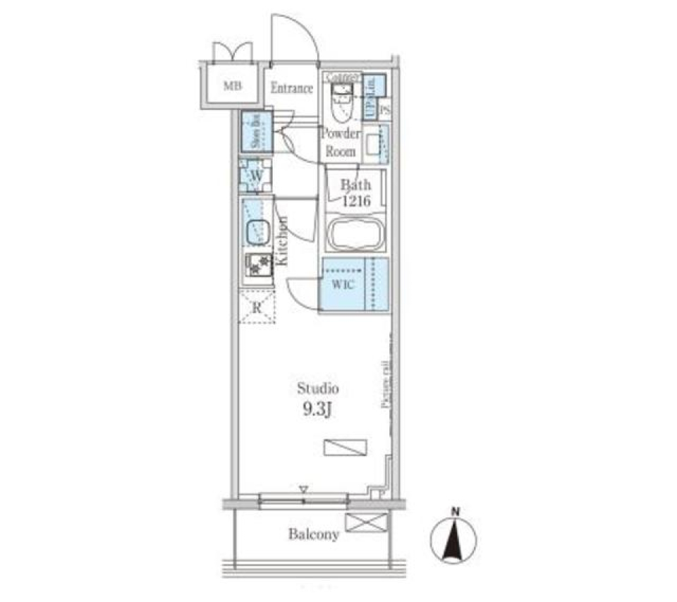 晴れ渡った空とうららかな気持ち [ペット可]の間取り図