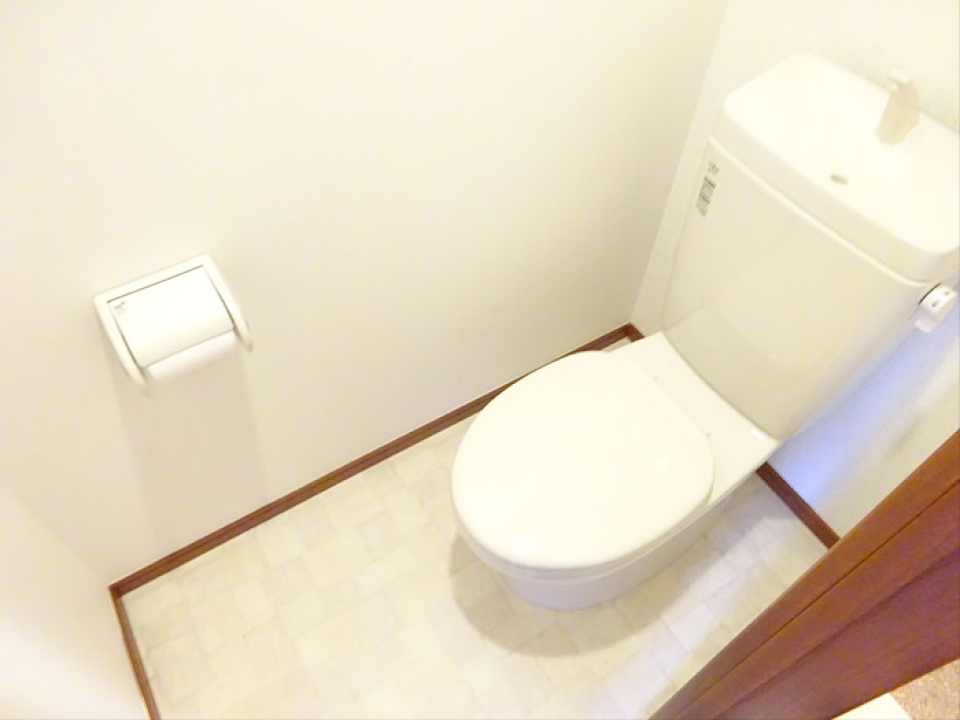 清潔感のあるトイレ。