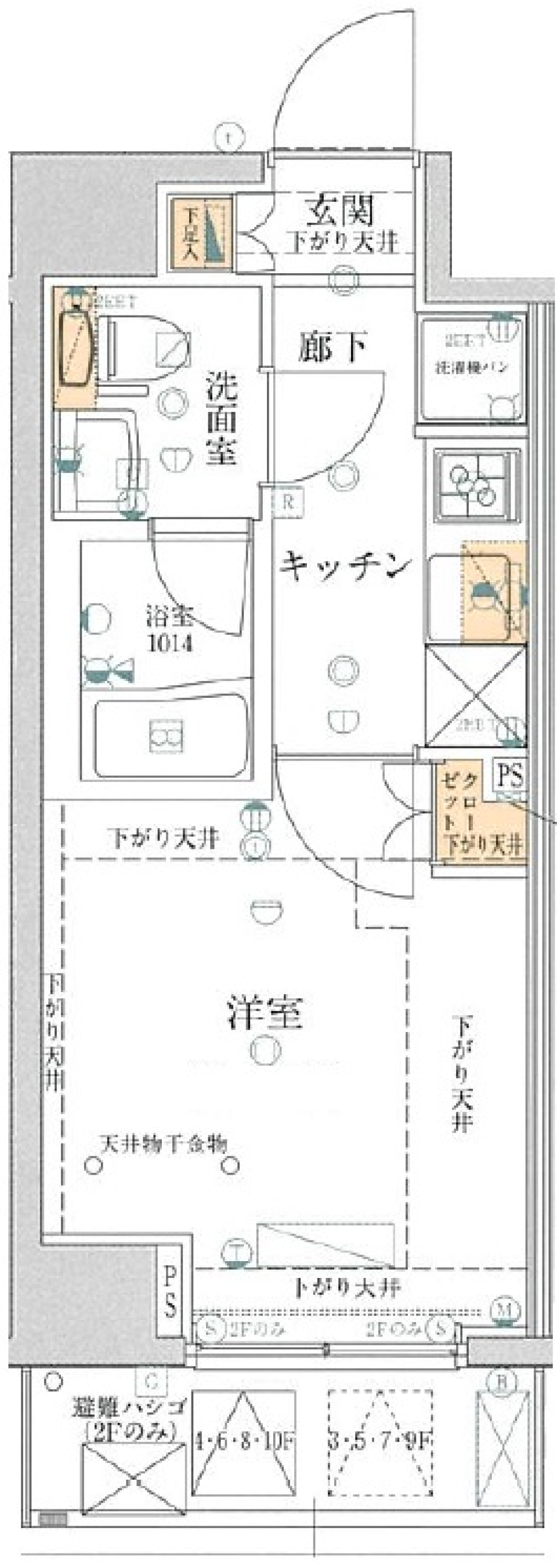 お散歩は荒川で［ペット可］の間取り図