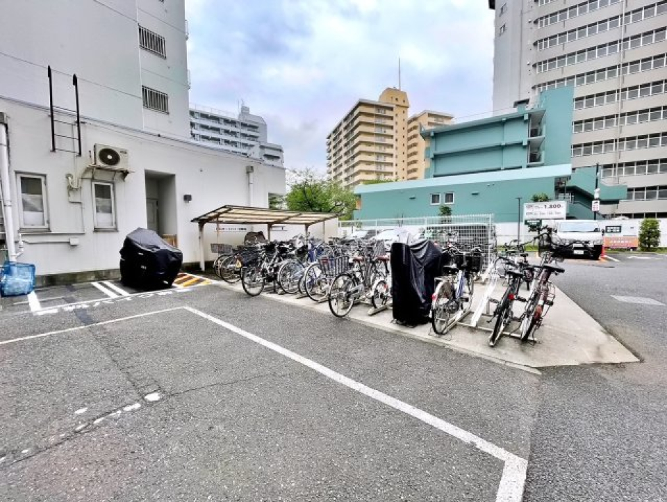 駐輪所の様子。