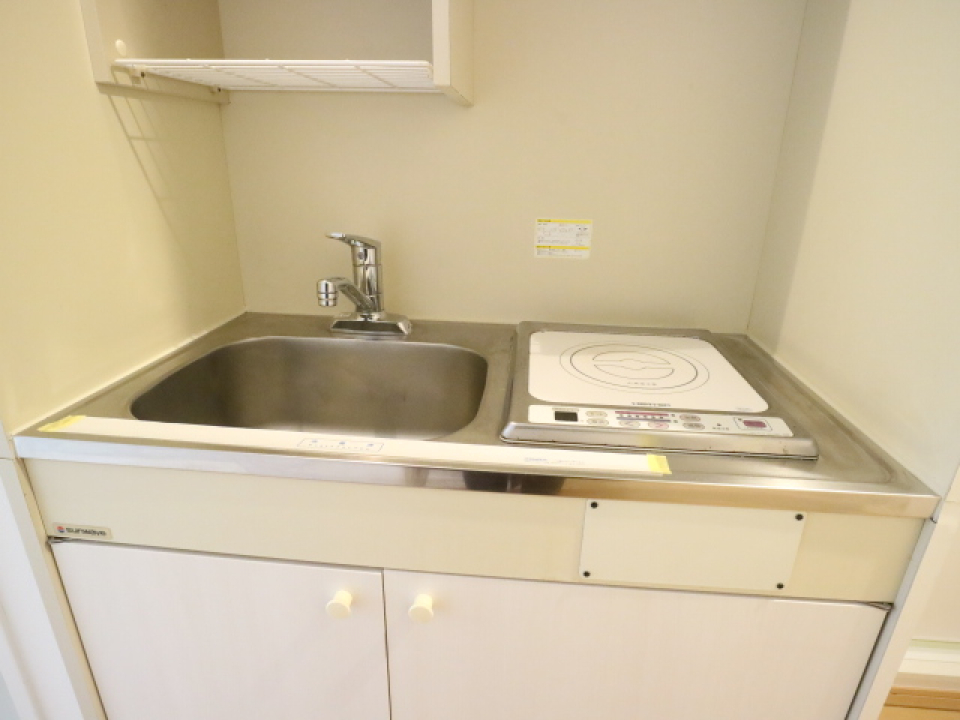１口のIHコンロが設置されています。※参考写真