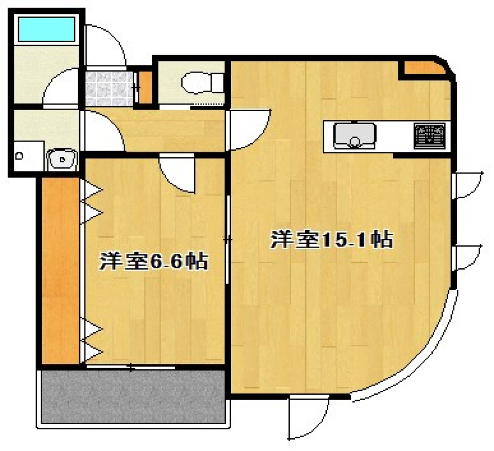 オシャレ空間 ～ for youの間取り図
