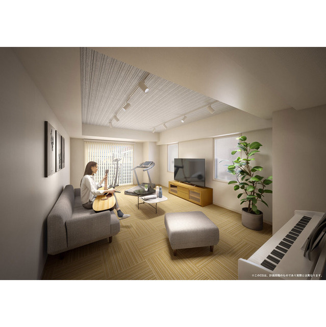 7.7帖の洋室です。楽器相談可能です。
※写真はイメージです。