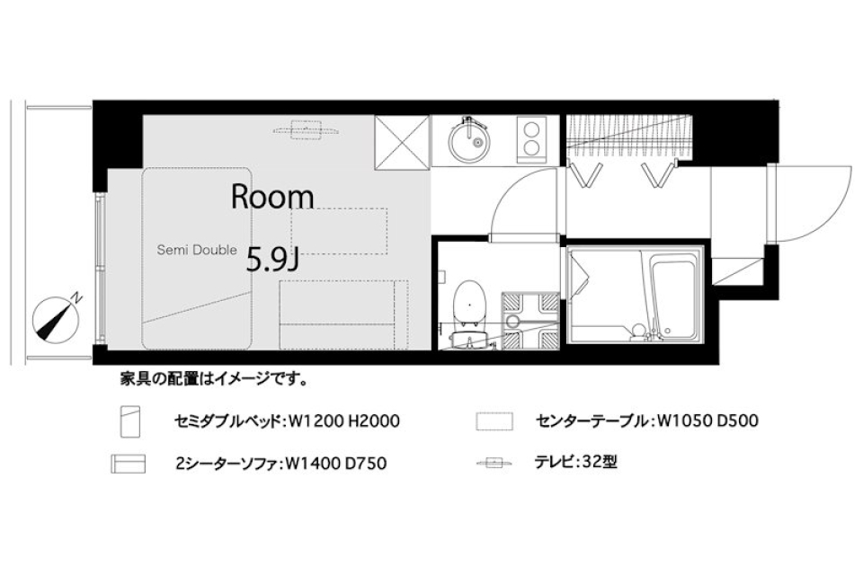 Antique Lifeの間取り図