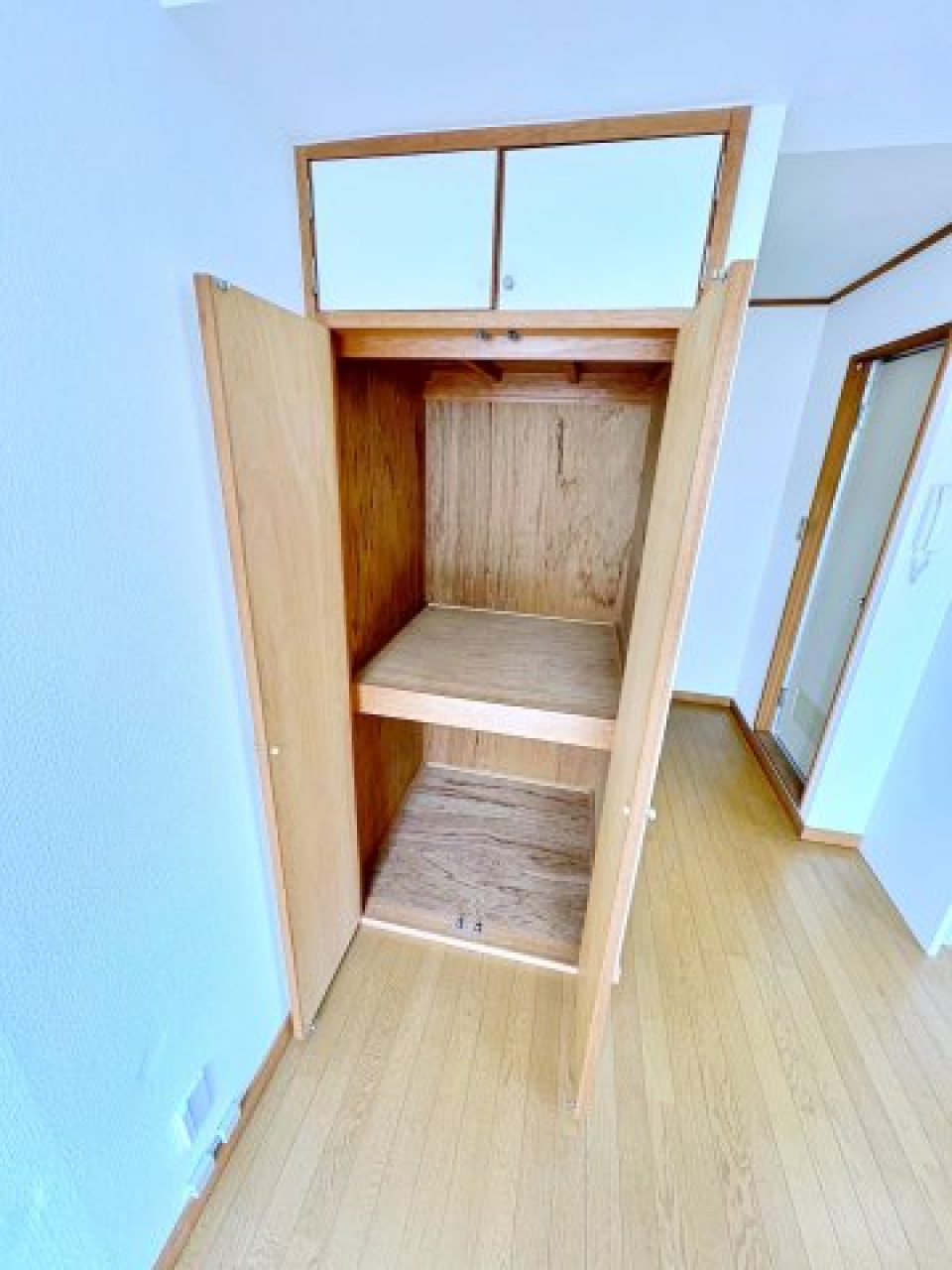 収納を開けた時の様子。