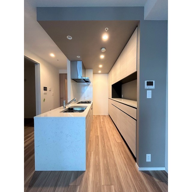 お部屋の中で一際目につくキッチン。