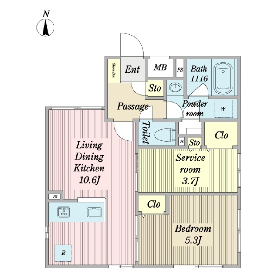 風３６０&deg;［新築］の間取り図