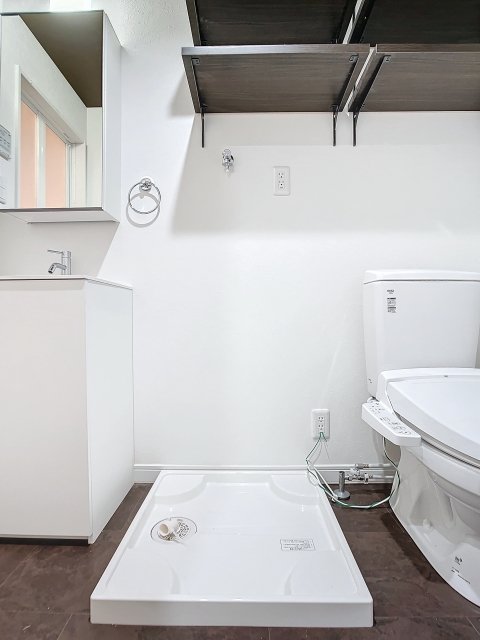 室内洗濯機置き場です。