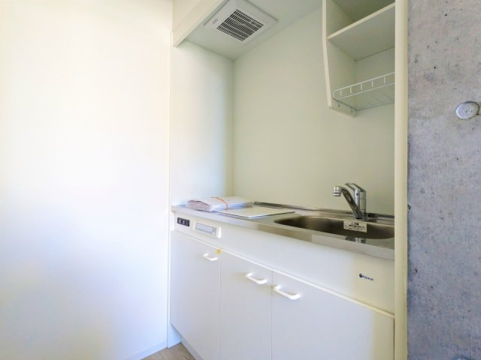 ２口のコンロが設置されています。