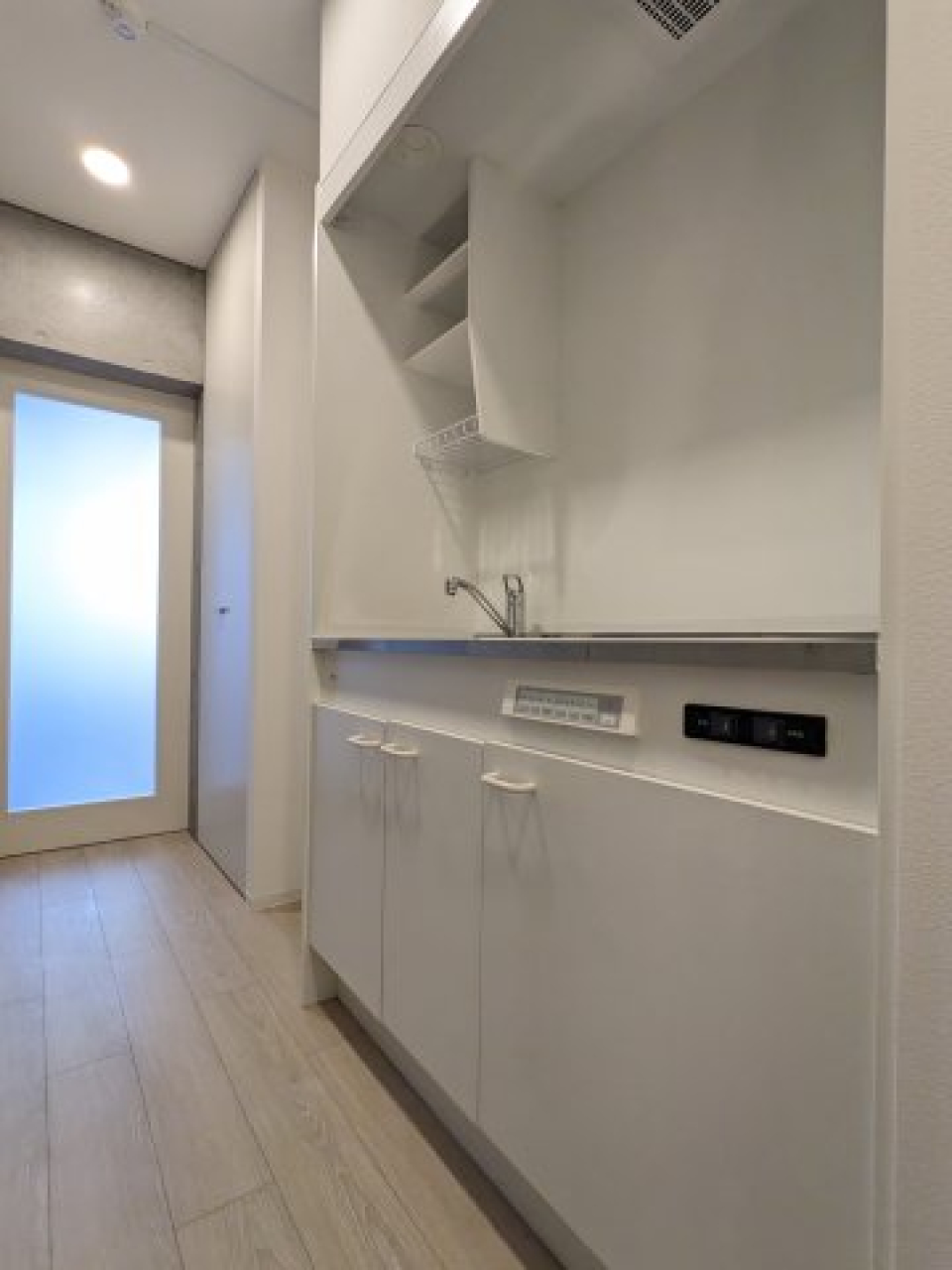 ２口のコンロが設置されています。