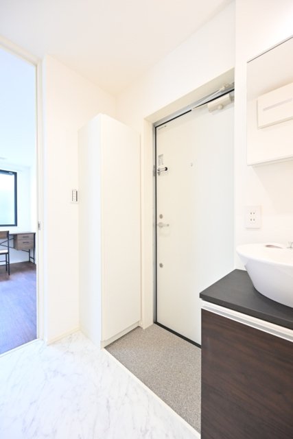 玄関はこんな感じです。