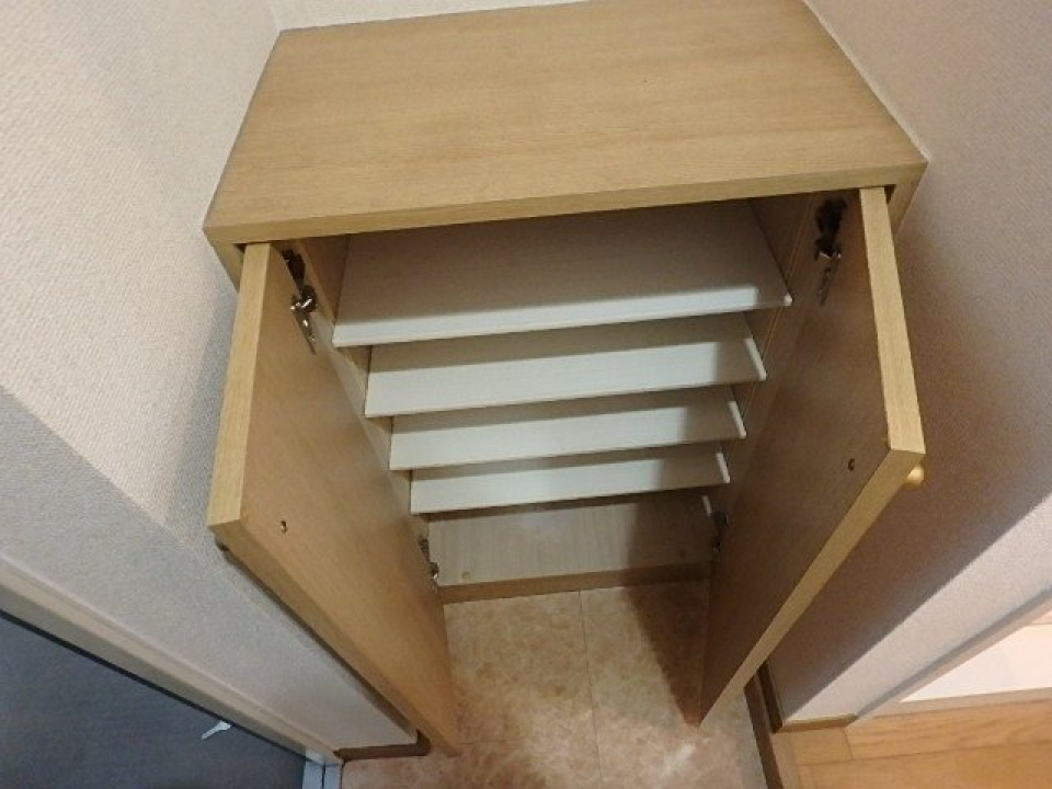 シューズボックスを開けた時の様子です。