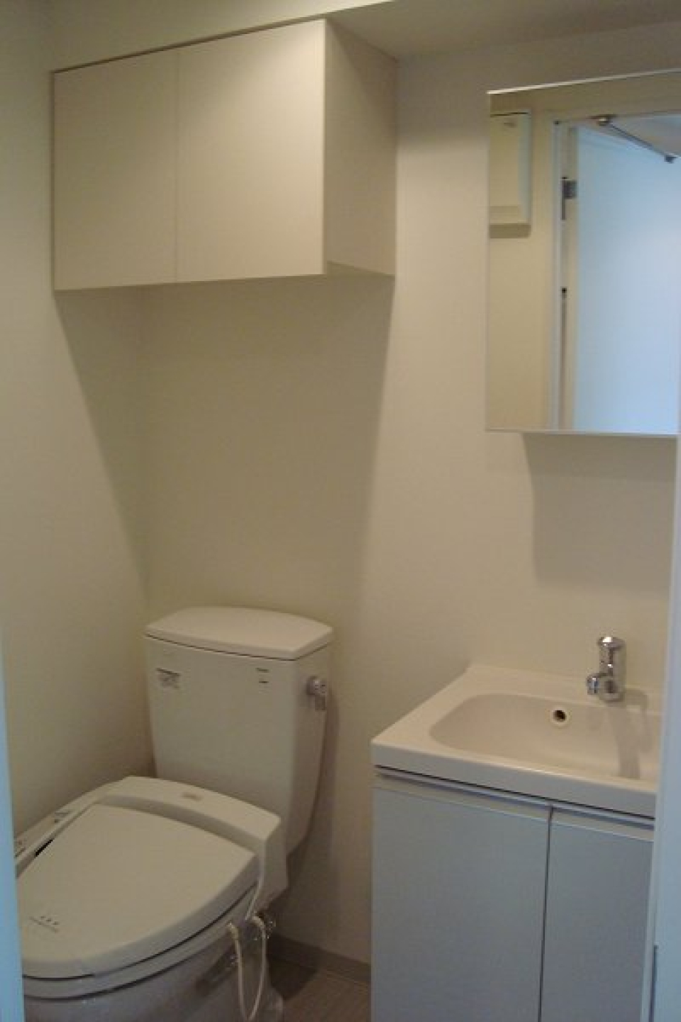 トイレと洗面台は併設されています。