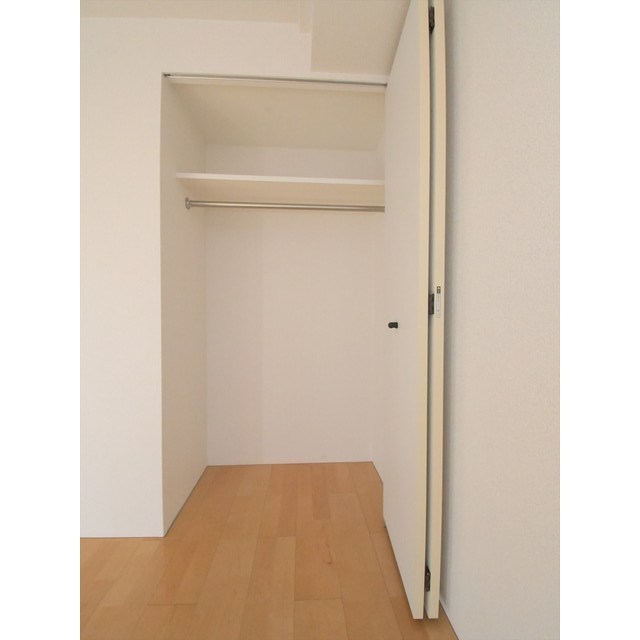 収納スペースも広々としています。