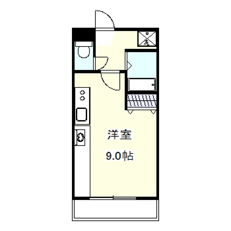 私、恵比寿徒歩5分に住んでいます［ペット可］の間取り図