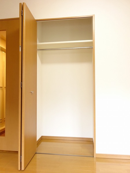 収納を開けた時の様子。