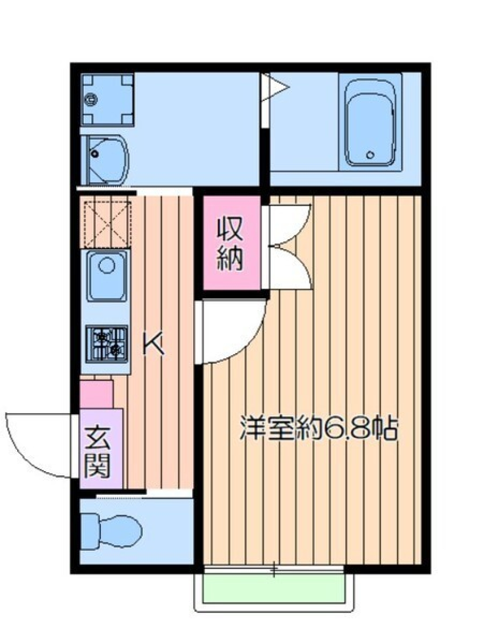 Ｌｅ　Ｍａｒｓ 101号室の間取り図