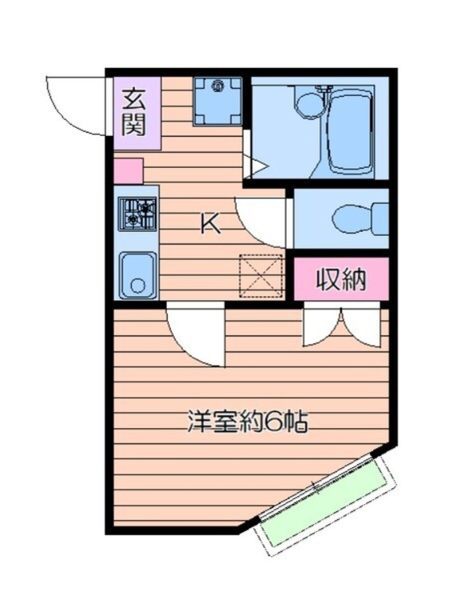 Ｌｅ　Ｍａｒｓ　202号室の間取り図