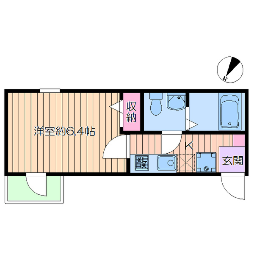 ランジュ　３０４号室［新築］の間取り図