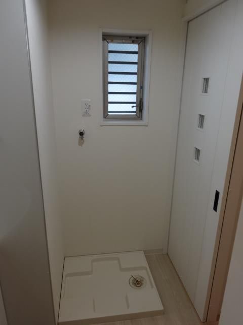 洗面所には洗濯機置き場