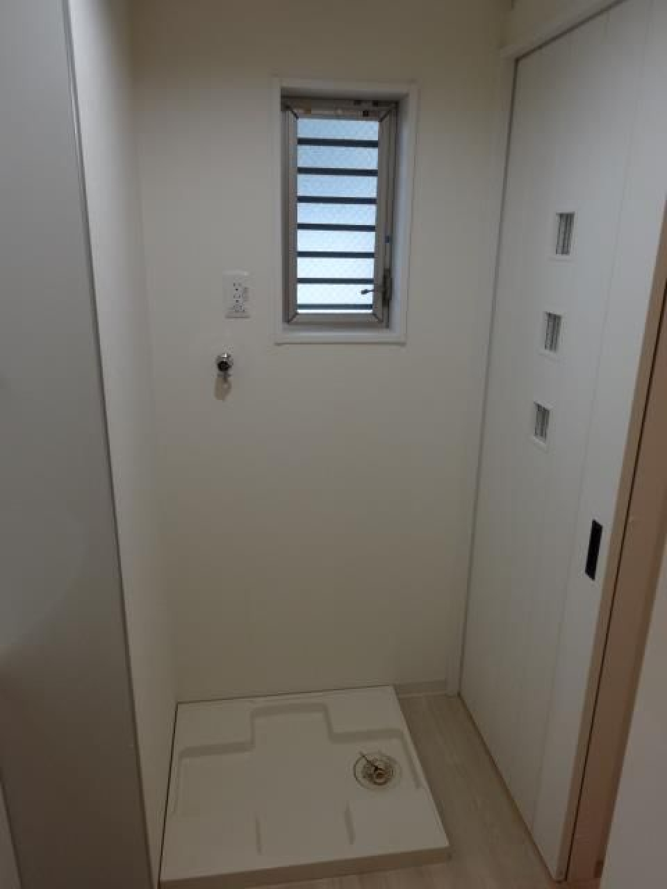 洗面所には洗濯機置き場