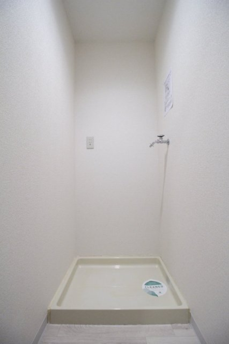 室内洗濯機置場です。