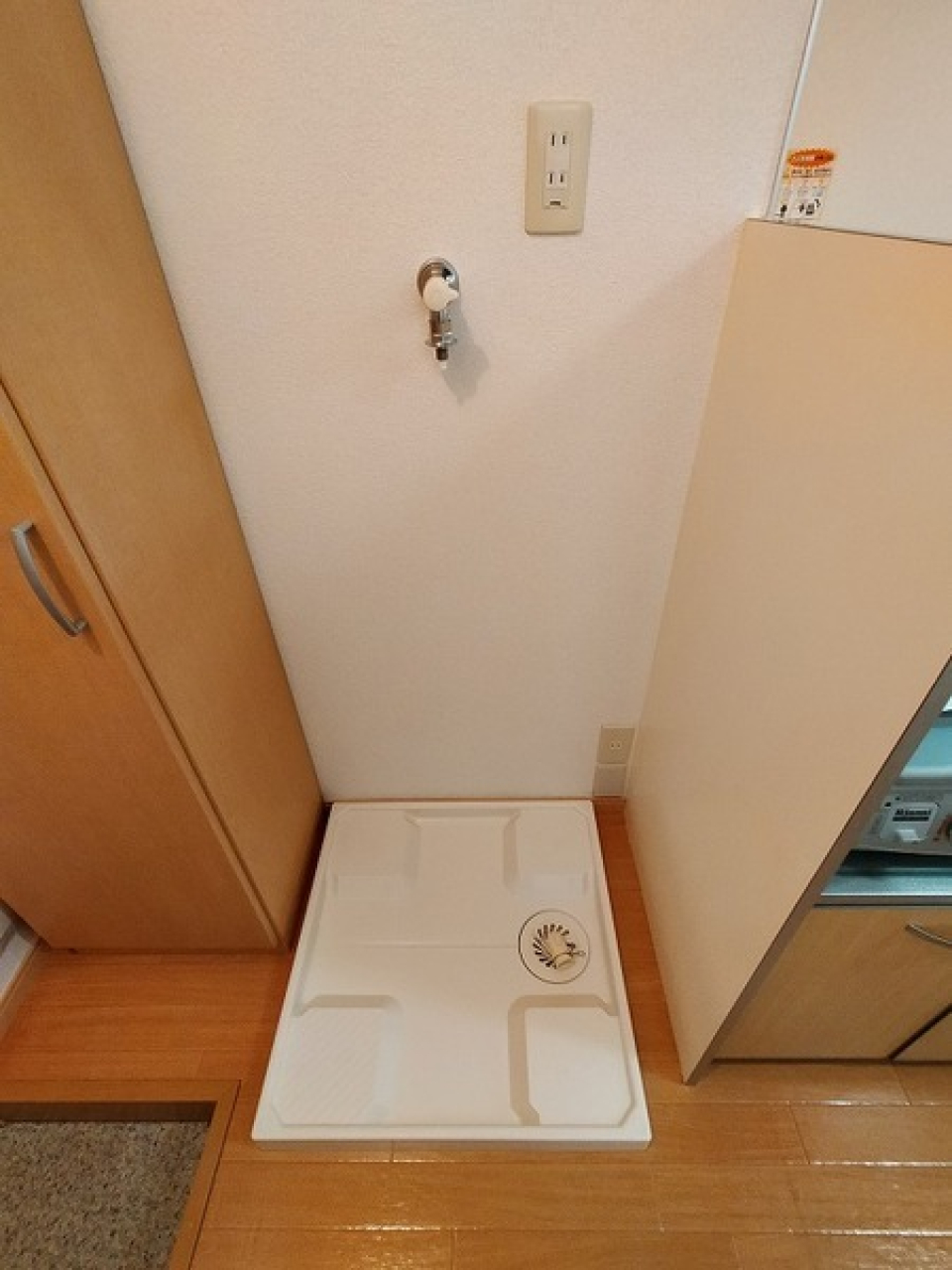 室内洗濯機置き場です。