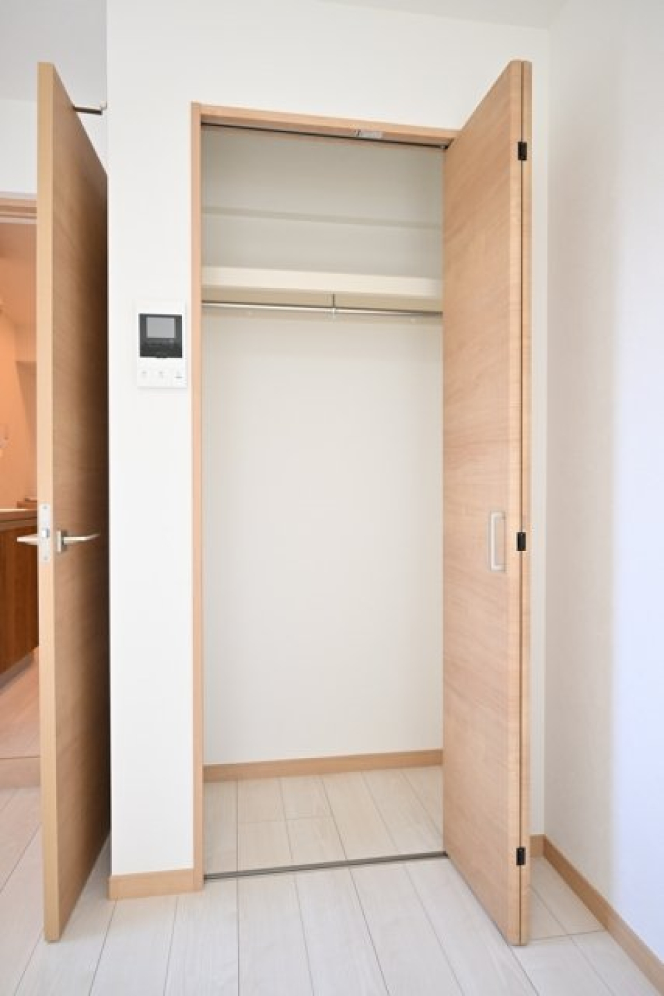 セクション分けされている収納です。