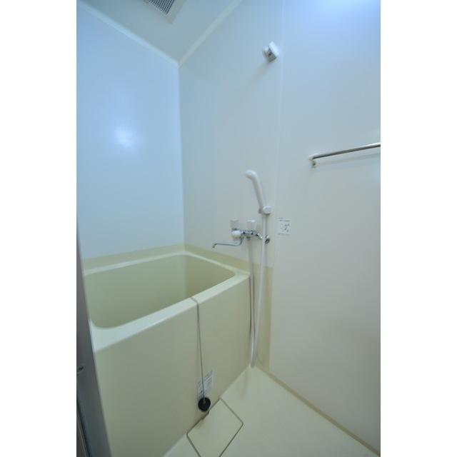 コンパクトな浴槽。