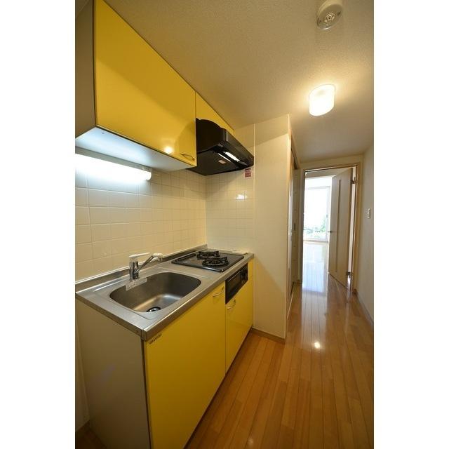 ガスコンロが設置されています。