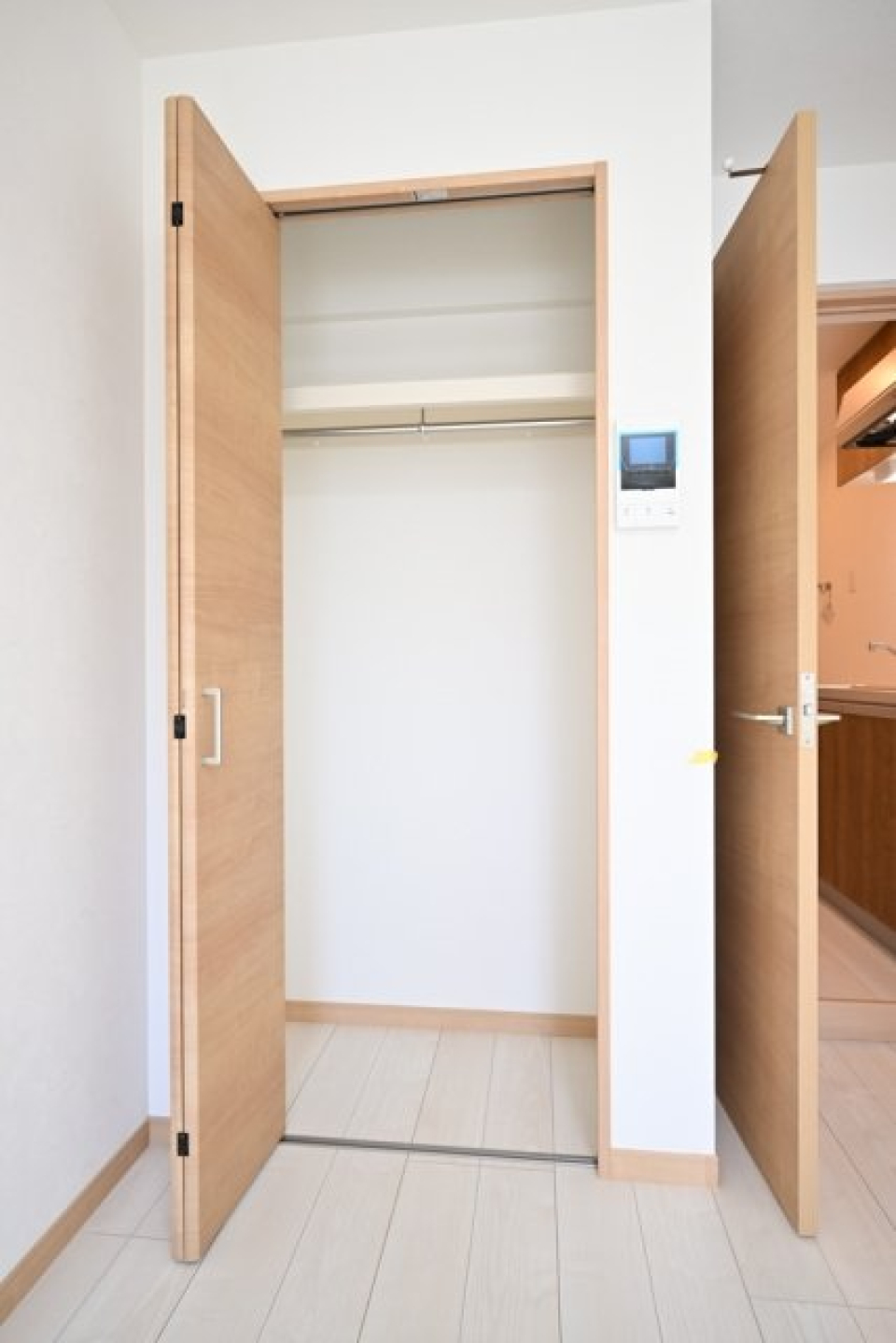 セクション分けされている収納です。