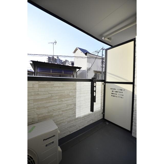 バルコニーの様子です。