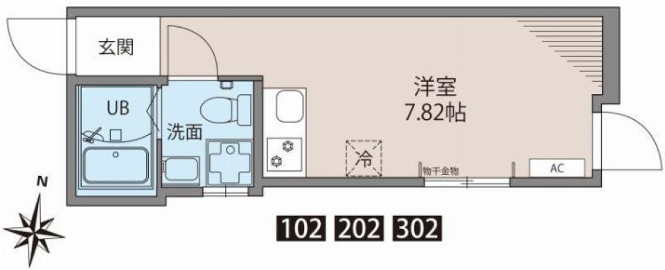足立区の新しいお部屋［新築］の間取り図