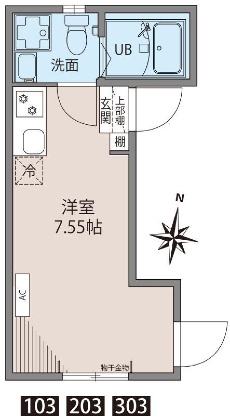 足立区の新しい住まい［新築］の間取り図