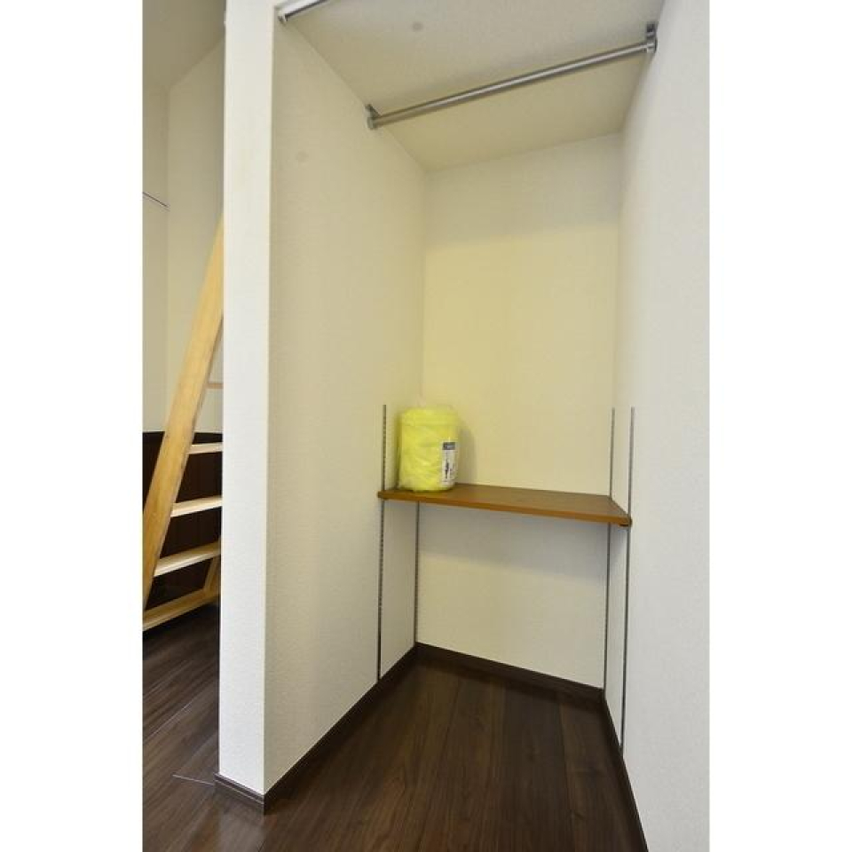 収納スペースもコンパクトです。