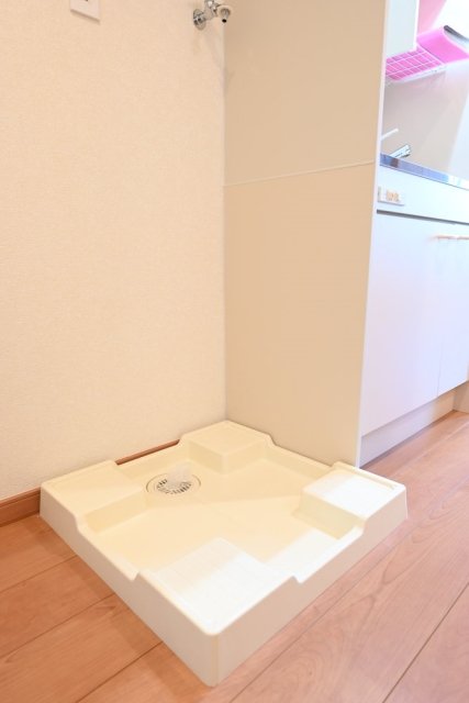 室内の洗濯機置場です。