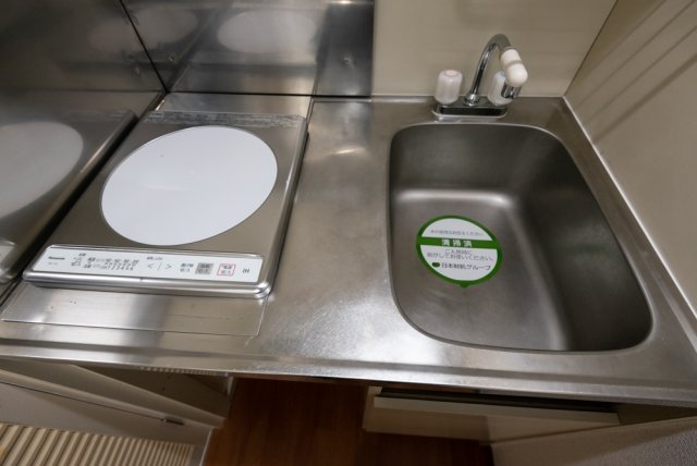 1口IHコンロが設置されています。