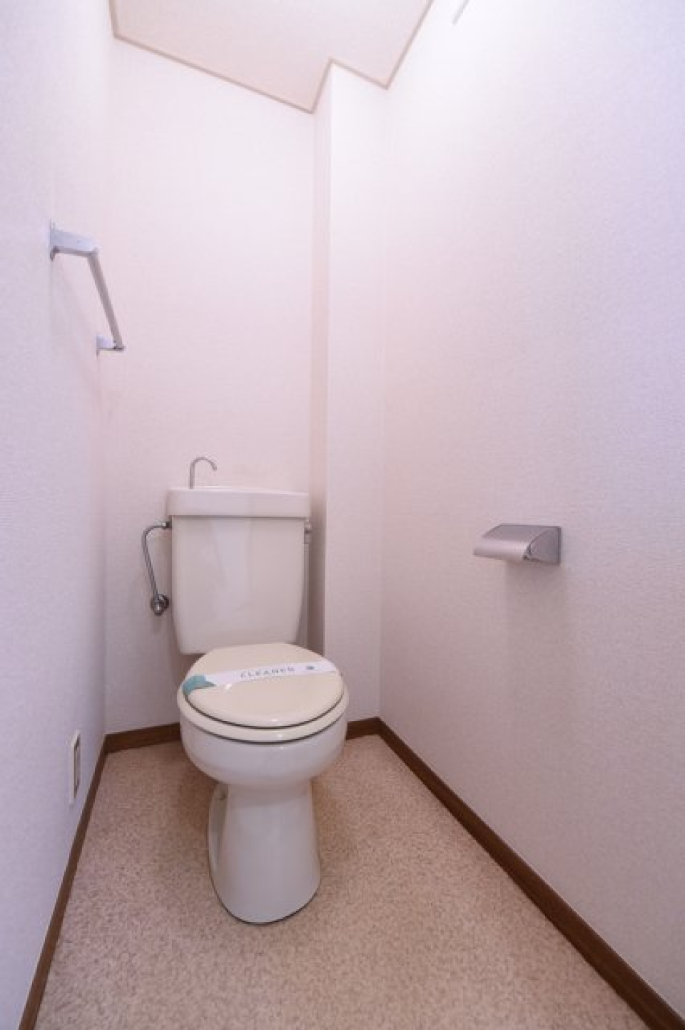 清潔感のあるトイレ。