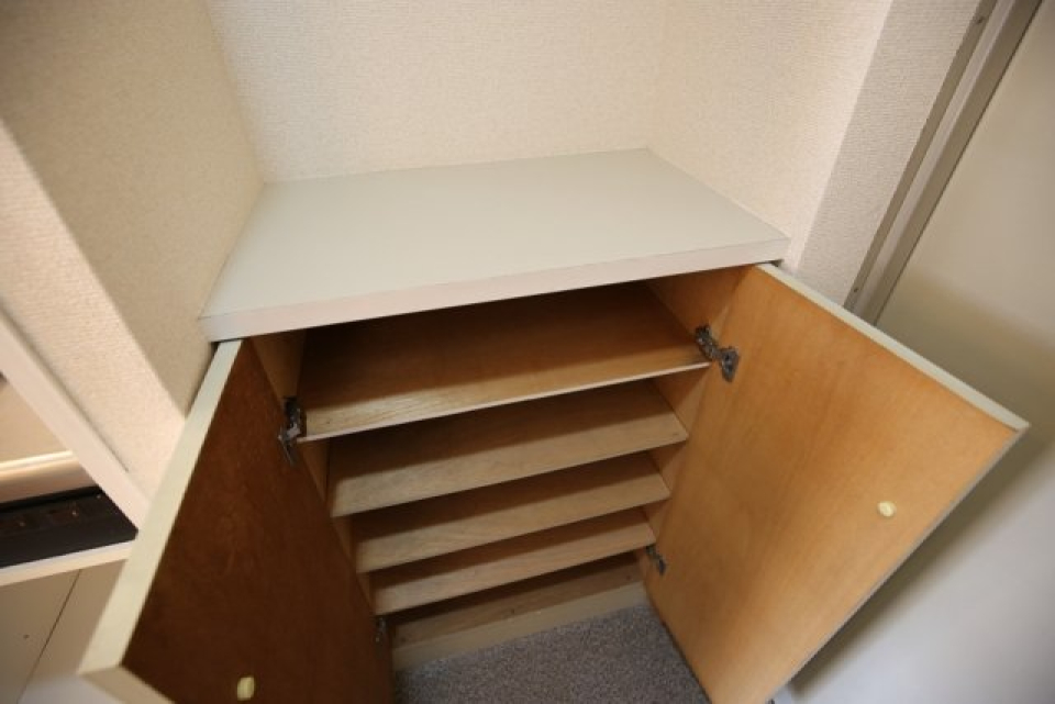 靴入が付いており便利です。