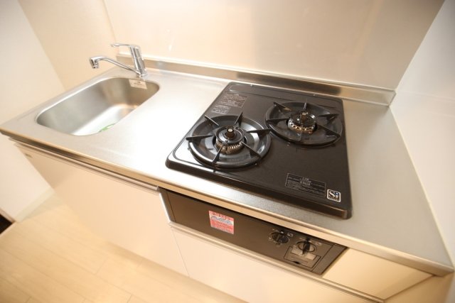 システムキッチン（2口ガスコンロ）